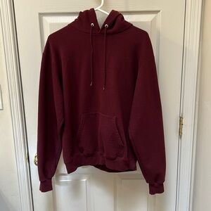 Men’s Champion “ECO” hoodie. Maroon / Burgundy
